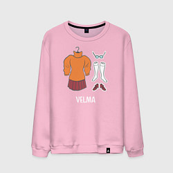 Свитшот хлопковый мужской Velma, цвет: светло-розовый