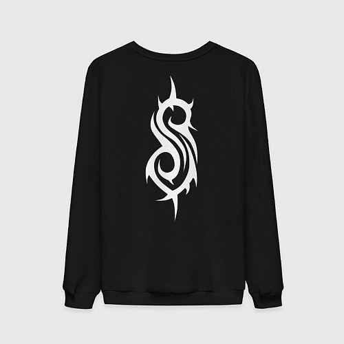 Мужской свитшот SLIPKNOT НА СПИНЕ / Черный – фото 2