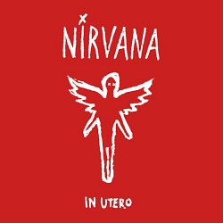 Свитшот хлопковый мужской Nirvana In utero, цвет: красный — фото 2