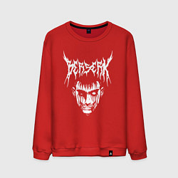 Свитшот хлопковый мужской BERSERK, цвет: красный