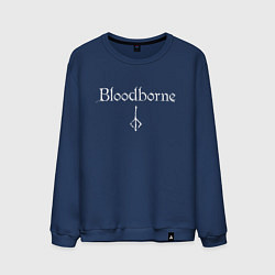 Свитшот хлопковый мужской Bloodborne, цвет: тёмно-синий
