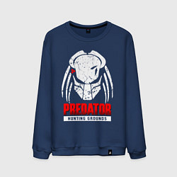 Свитшот хлопковый мужской PREDATOR: HUNTING GROUNDS, цвет: тёмно-синий