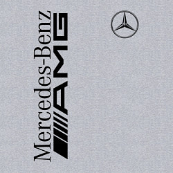 Свитшот хлопковый мужской MERCEDES-BENZ AMG, цвет: меланж — фото 2