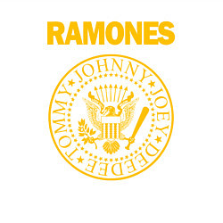 Свитшот хлопковый мужской RAMONES, цвет: белый — фото 2