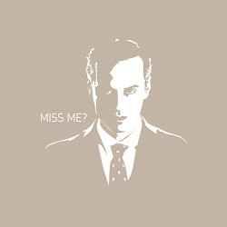 Свитшот хлопковый мужской Moriarty: Miss me?, цвет: миндальный — фото 2