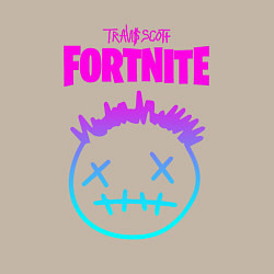 Свитшот хлопковый мужской TRAVIS SCOTT X FORTNITE, цвет: миндальный — фото 2