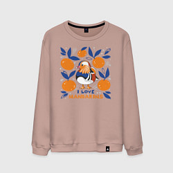 Мужской свитшот Мандаринки