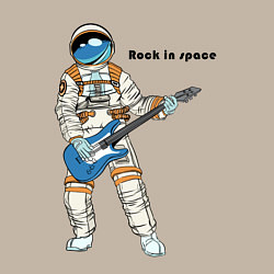 Свитшот хлопковый мужской Rock in Space 1, цвет: миндальный — фото 2