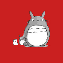 Свитшот хлопковый мужской Тоторо, цвет: красный — фото 2