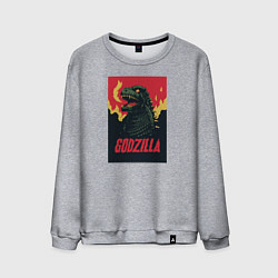 Мужской свитшот Godzilla