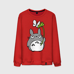 Мужской свитшот Totoro и бабочка