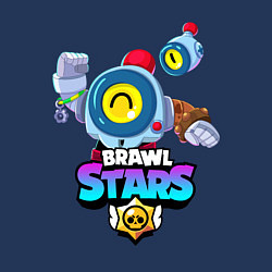 Свитшот хлопковый мужской BRAWL STARS NANI, цвет: тёмно-синий — фото 2