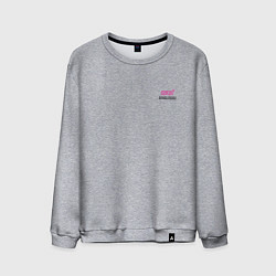 Свитшот хлопковый мужской SUBARU STI спина Z, цвет: меланж
