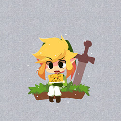 Свитшот хлопковый мужской The Legend of Zelda, цвет: меланж — фото 2