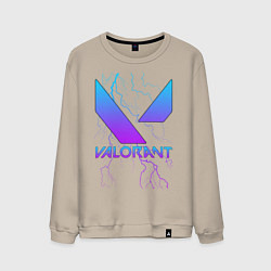 Свитшот хлопковый мужской VALORANT, цвет: миндальный