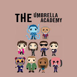 Свитшот хлопковый мужской The umbrella academy Z, цвет: пыльно-розовый — фото 2