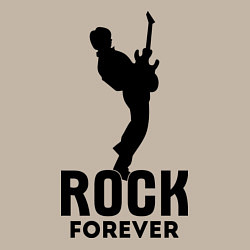 Свитшот хлопковый мужской Rock forever, цвет: миндальный — фото 2