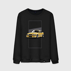 Свитшот хлопковый мужской BMW E36, цвет: черный