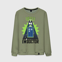 Мужской свитшот Trust me, i'm doctor who