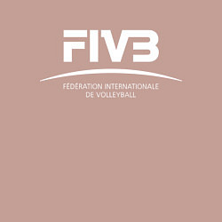 Свитшот хлопковый мужской FIVB ВОЛЕЙБОЛ, цвет: пыльно-розовый — фото 2