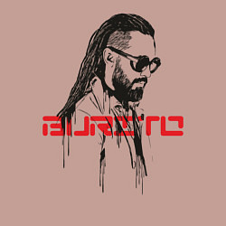 Свитшот хлопковый мужской Группа Burito, цвет: пыльно-розовый — фото 2