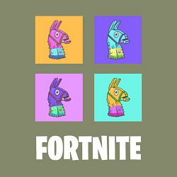 Свитшот хлопковый мужской Фортнайт поп-ап, цвет: авокадо — фото 2