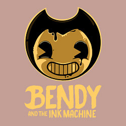 Свитшот хлопковый мужской Bendy And The Ink Machine, цвет: пыльно-розовый — фото 2