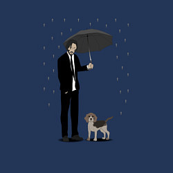 Свитшот хлопковый мужской John Wick, цвет: тёмно-синий — фото 2