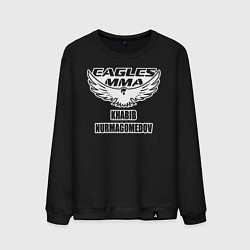 Свитшот хлопковый мужской MMA, цвет: черный