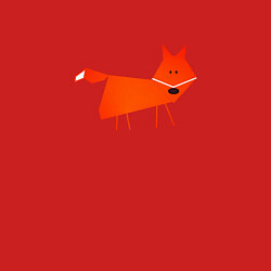 Свитшот хлопковый мужской Рыжая лисичка, цвет: красный — фото 2