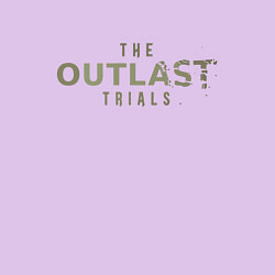 Свитшот хлопковый мужской The Outlast Trials logo, цвет: лаванда — фото 2