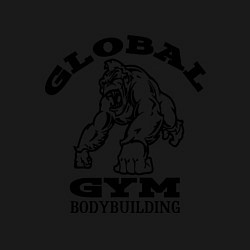 Свитшот хлопковый мужской Global Gym, цвет: черный — фото 2