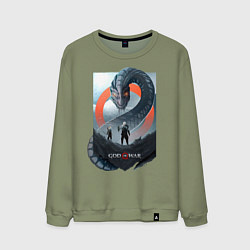 Мужской свитшот Кратос и Атрей