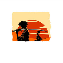 Свитшот хлопковый мужской Самурай Чамплу Мугэн и Дзин, цвет: белый — фото 2