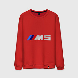 Свитшот хлопковый мужской BMW M5, цвет: красный