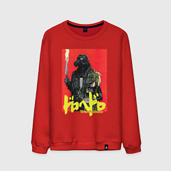 Свитшот хлопковый мужской DOROHEDORO, цвет: красный
