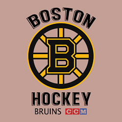 Свитшот хлопковый мужской BOSTON BRUINS NHL, цвет: пыльно-розовый — фото 2