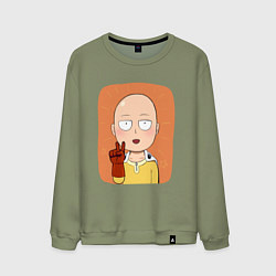 Мужской свитшот Сайтама One Punch Man