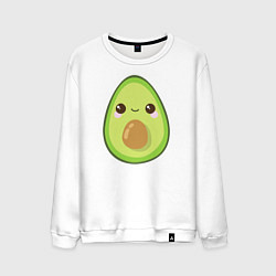 Свитшот хлопковый мужской Avocado, цвет: белый