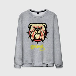 Свитшот хлопковый мужской Bulldog SWAG, цвет: меланж