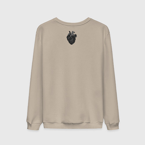 Мужской свитшот Bring Me The Horizon 2D Сердце / Миндальный – фото 2