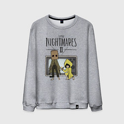 Свитшот хлопковый мужской Little Nightmares 2, цвет: меланж