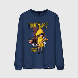 Свитшот хлопковый мужской LITTLE NIGHTMARES 2, цвет: тёмно-синий