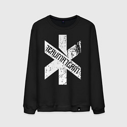 Свитшот хлопковый мужской TRAUMA TEAM Cyberpunk 2077, цвет: черный