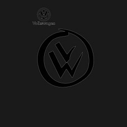 Свитшот хлопковый мужской Volkswagen, цвет: черный — фото 2