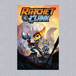 Свитшот хлопковый мужской Ratchet & Clank, цвет: меланж — фото 2