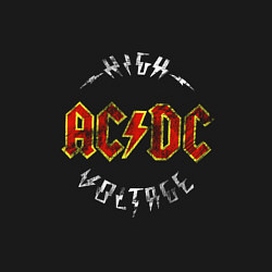 Свитшот хлопковый мужской AC DC HIGH VOLTAGE, цвет: черный — фото 2