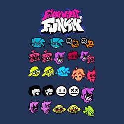 Свитшот хлопковый мужской FRIDAY NIGHT FUNKIN, цвет: тёмно-синий — фото 2