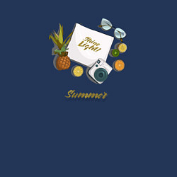 Свитшот хлопковый мужской Summer, цвет: тёмно-синий — фото 2