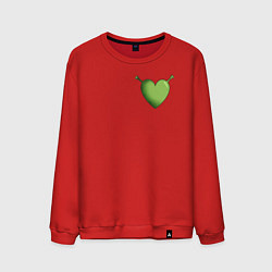 Свитшот хлопковый мужской Шрек Love, цвет: красный